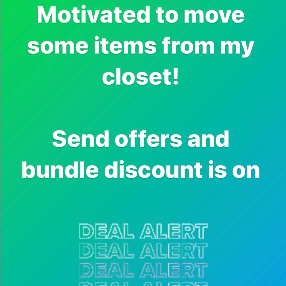 Send offers! Bundle discount of 15% off three items